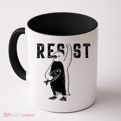 Resist Penguins Activism Coffee Mug