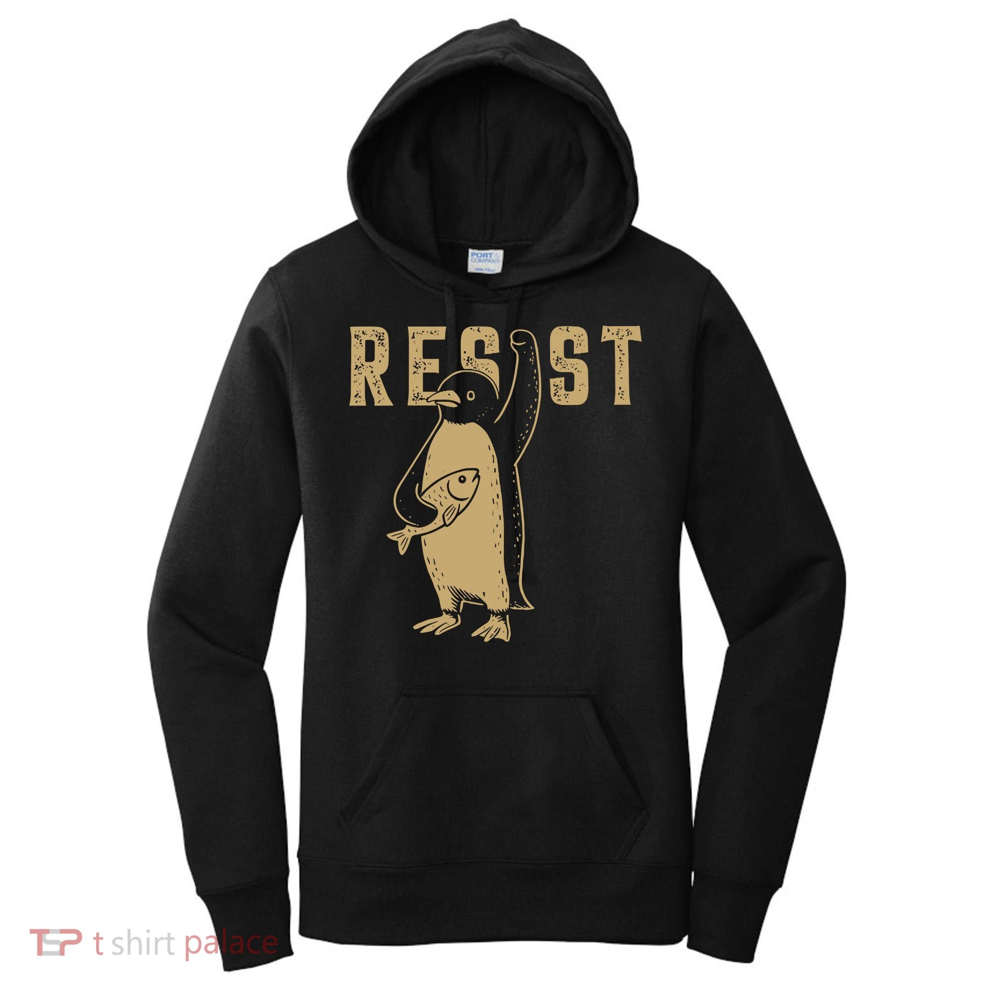 Resist Penguins Activism Women's Hoodie