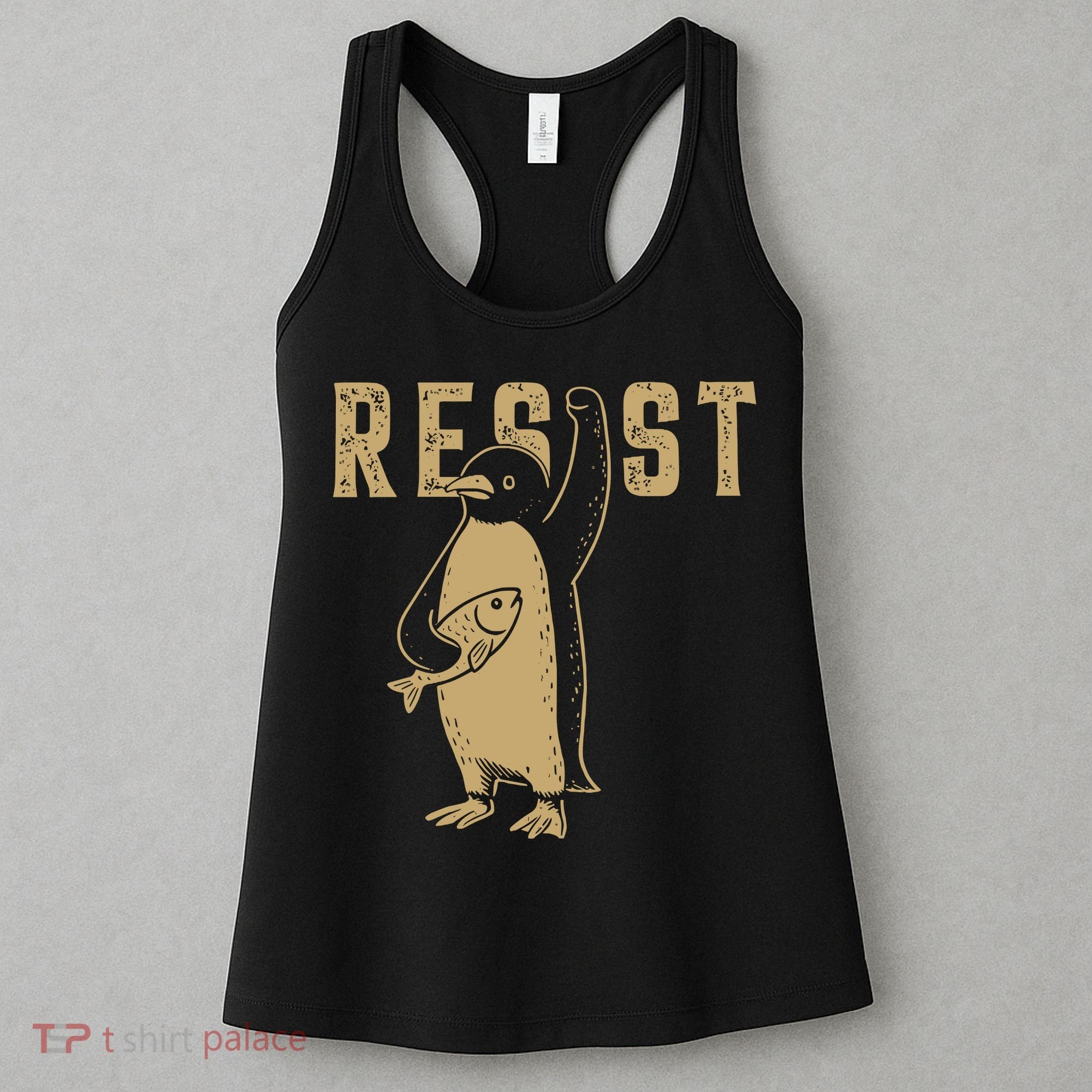 Resist Penguins Activism Women's Tank Top