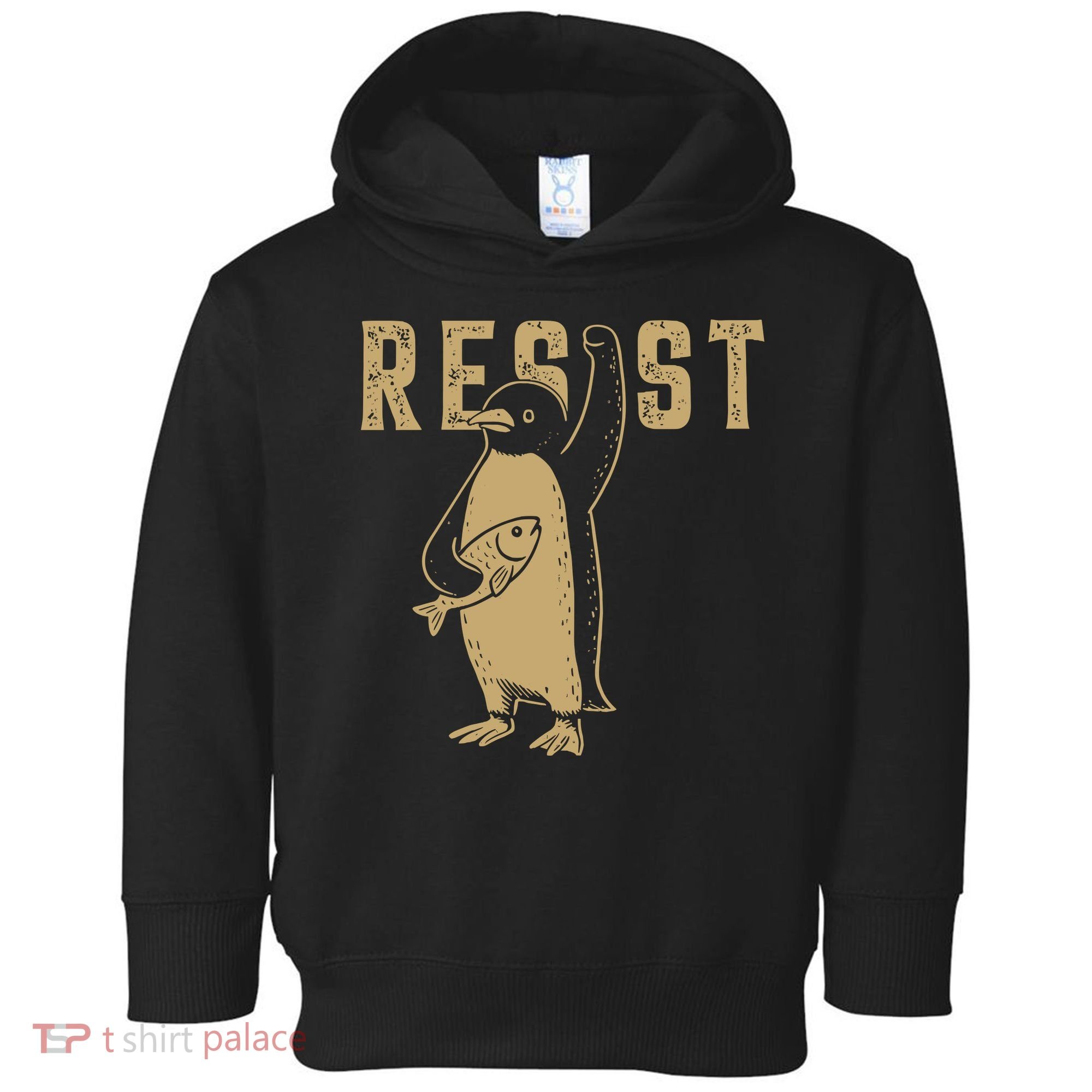 Resist Penguins Activism Toddler Hoodie