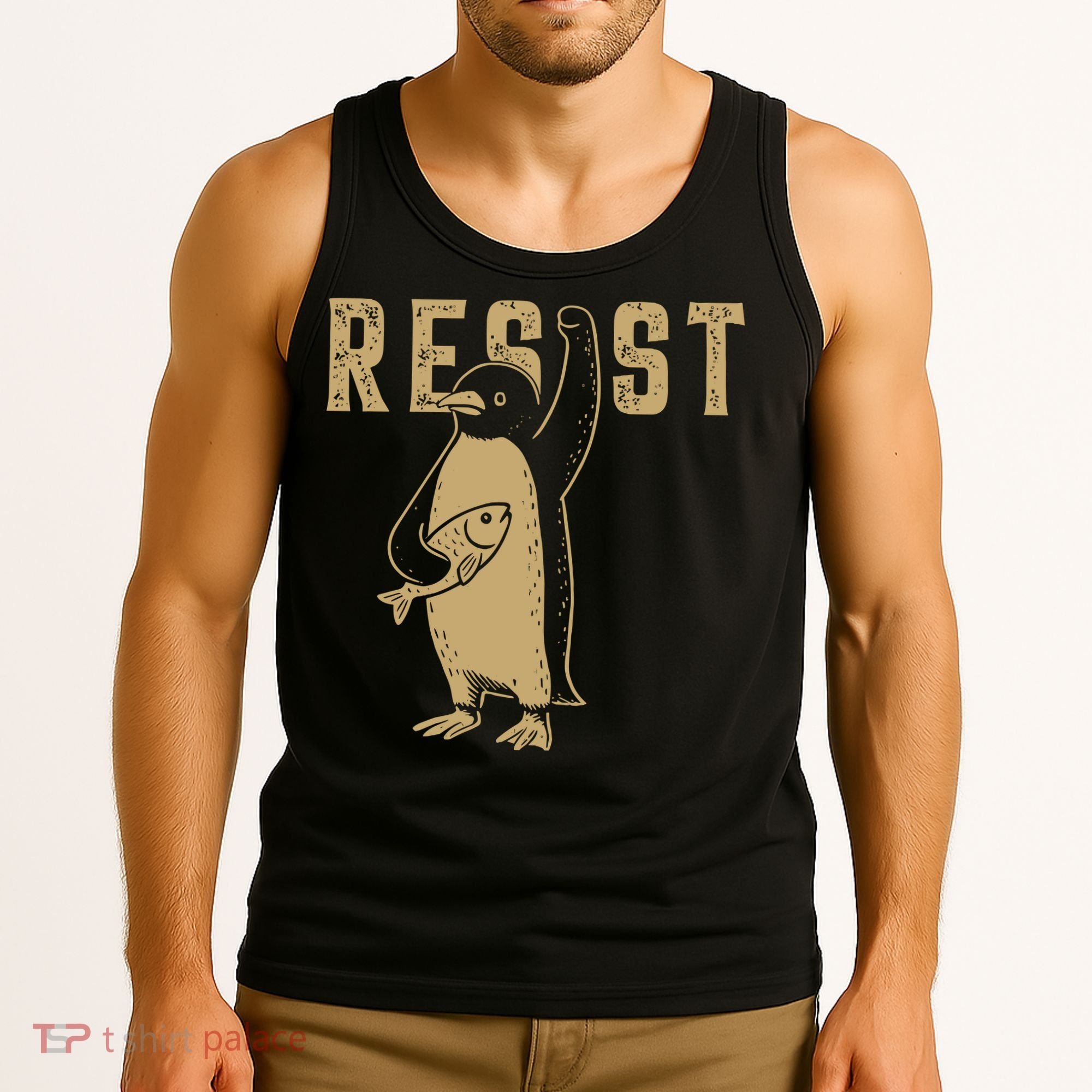 Resist Penguins Activism Tank Top