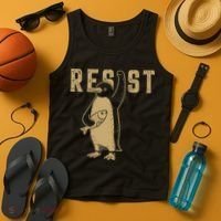 Resist Penguins Activism Tank Top thumb 4