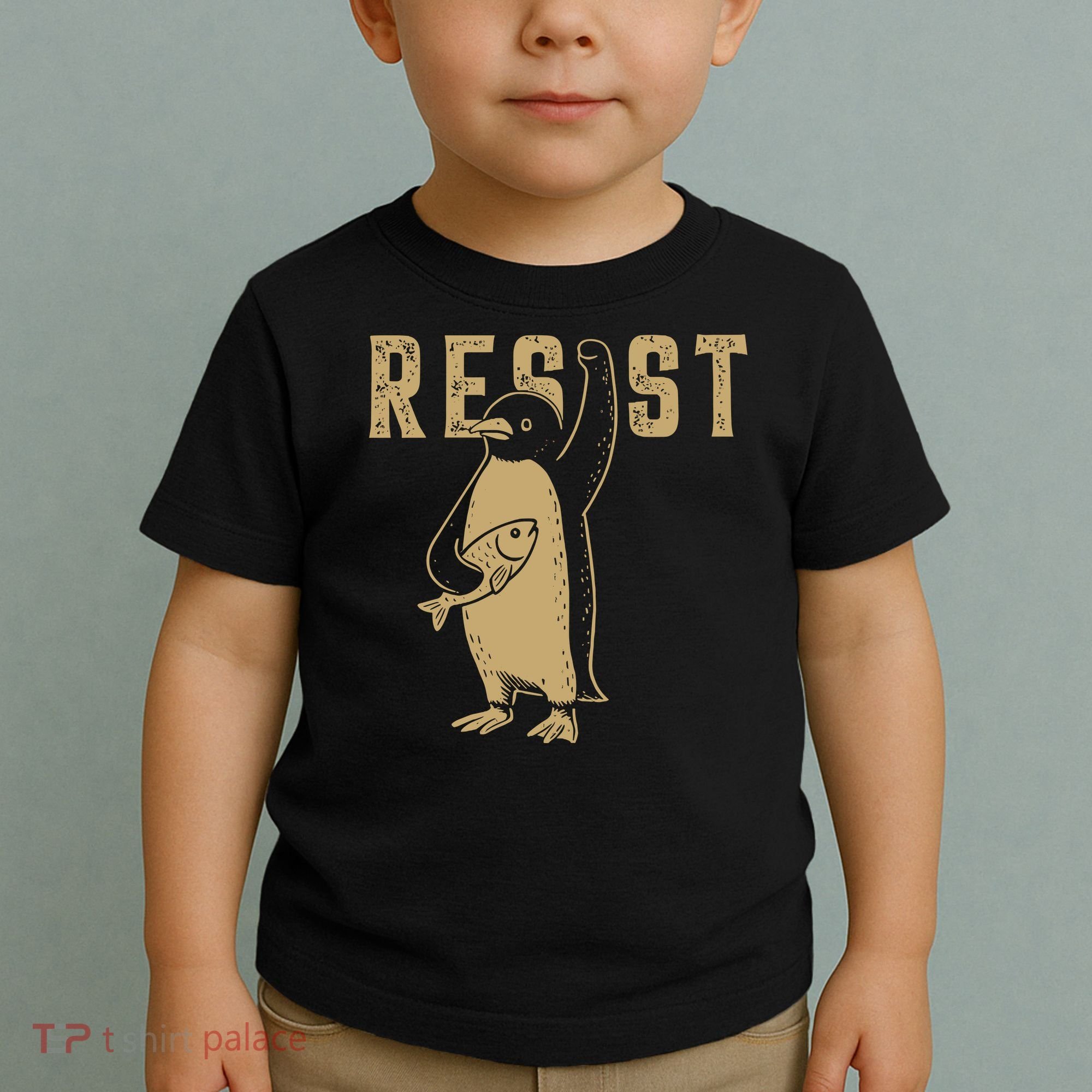 Resist Penguins Activism Toddler T-Shirt