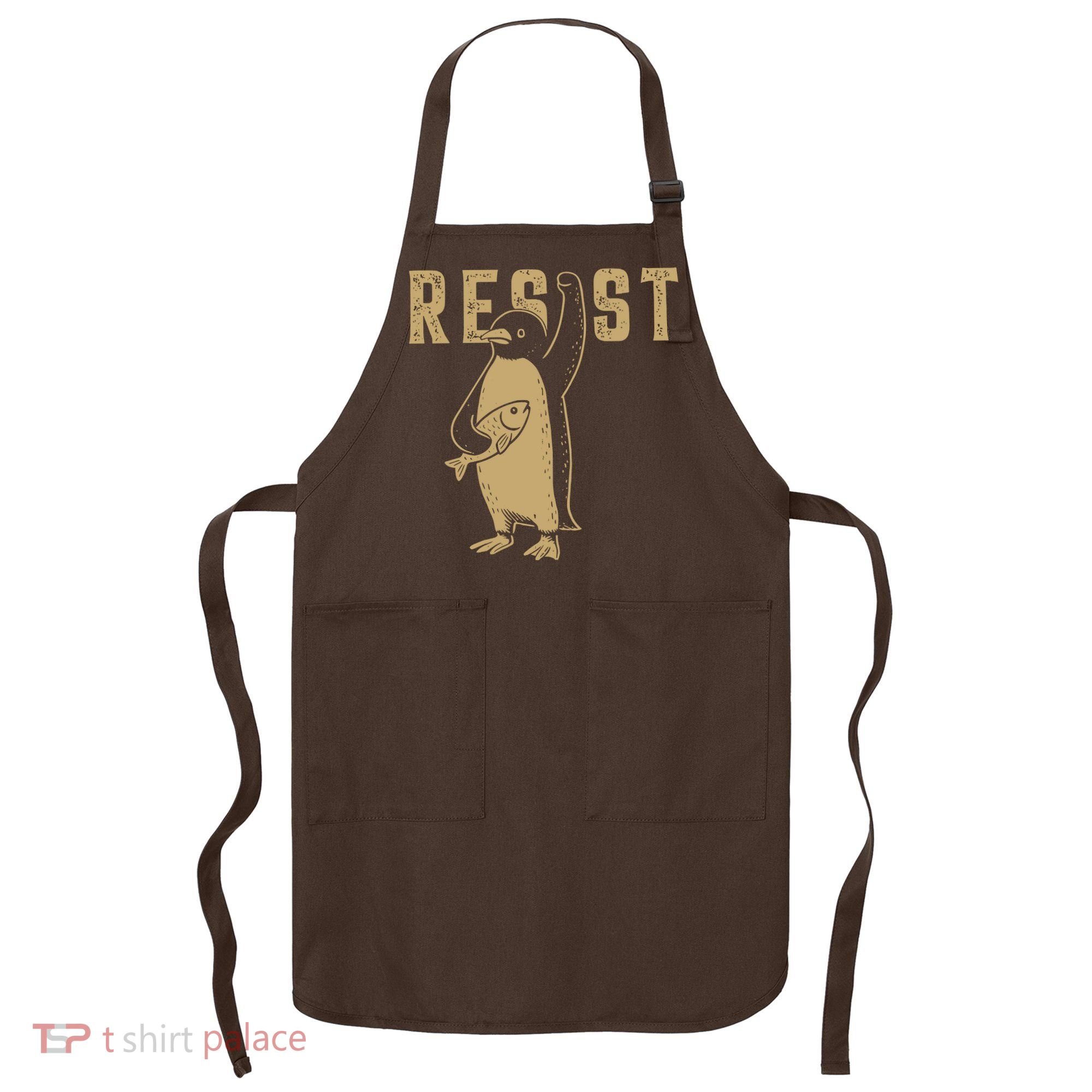Resist Penguins Activism Apron