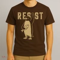 Resist Penguins Activism T-Shirt thumb 3