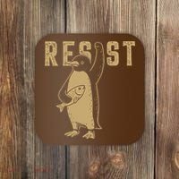Resist Penguins Activism Coaster thumb 0