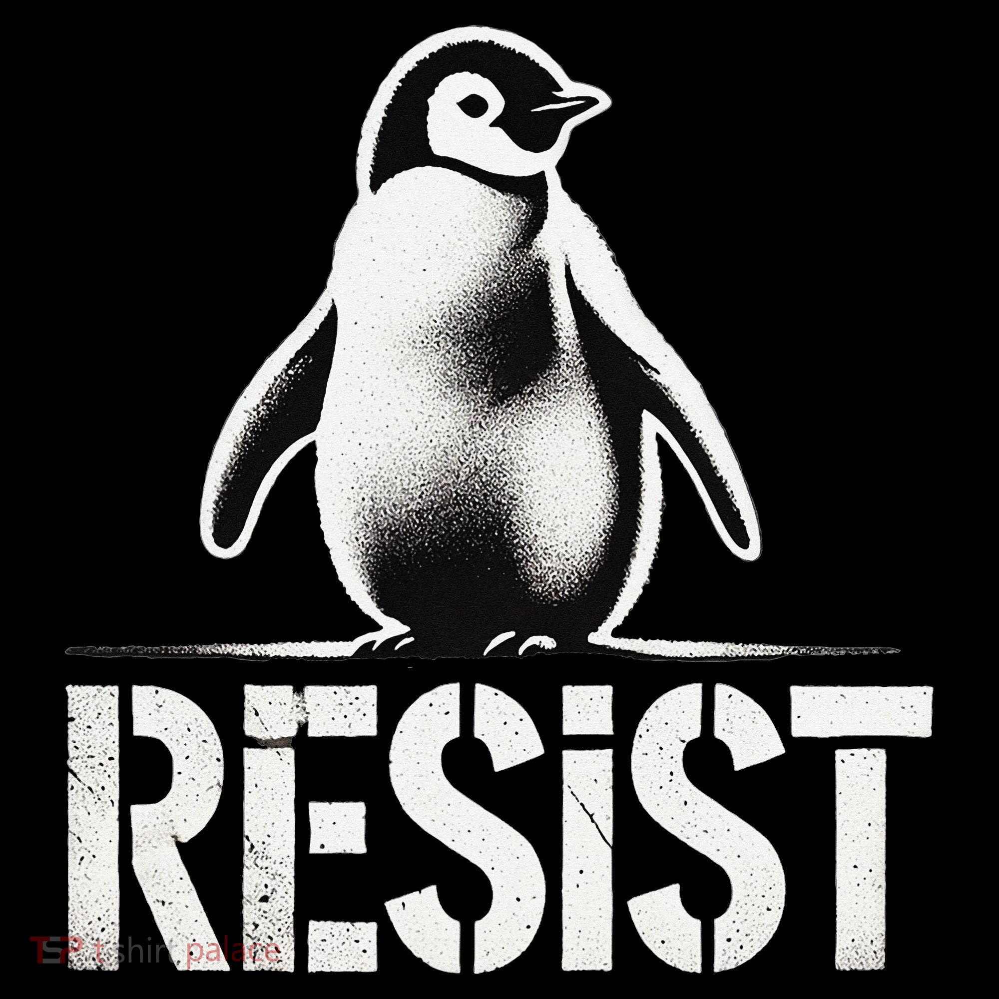 Resist Penguin Activism Penguins Protest Against Tariffs Women's Hoodie