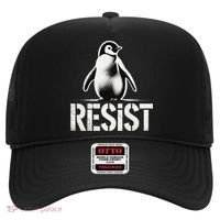 Resist Penguin Activism Penguins Protest Against Tariffs Hat thumb 0