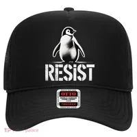Resist Penguin Activism Penguins Protest Against Tariffs Hat thumb 0