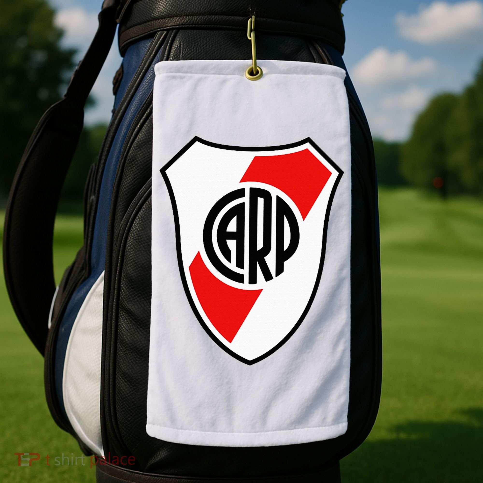 River Plate Argentina Coat Of Arms Golf Towel