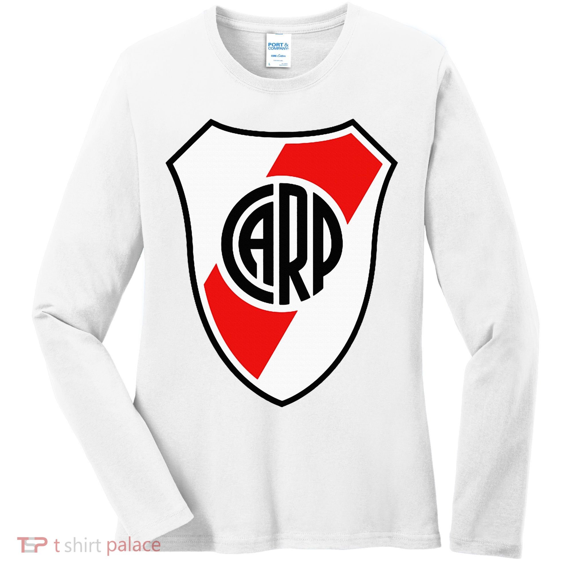 River Plate Argentina Coat Of Arms Women's Long Sleeve Shirt