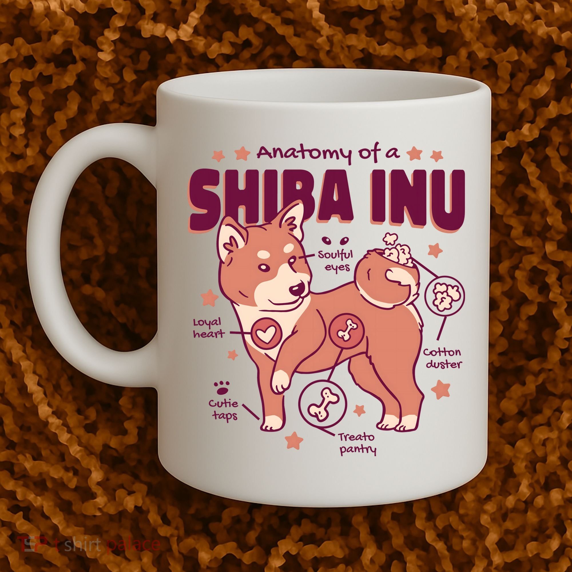 Red Panda Anatomy Coffee Mug