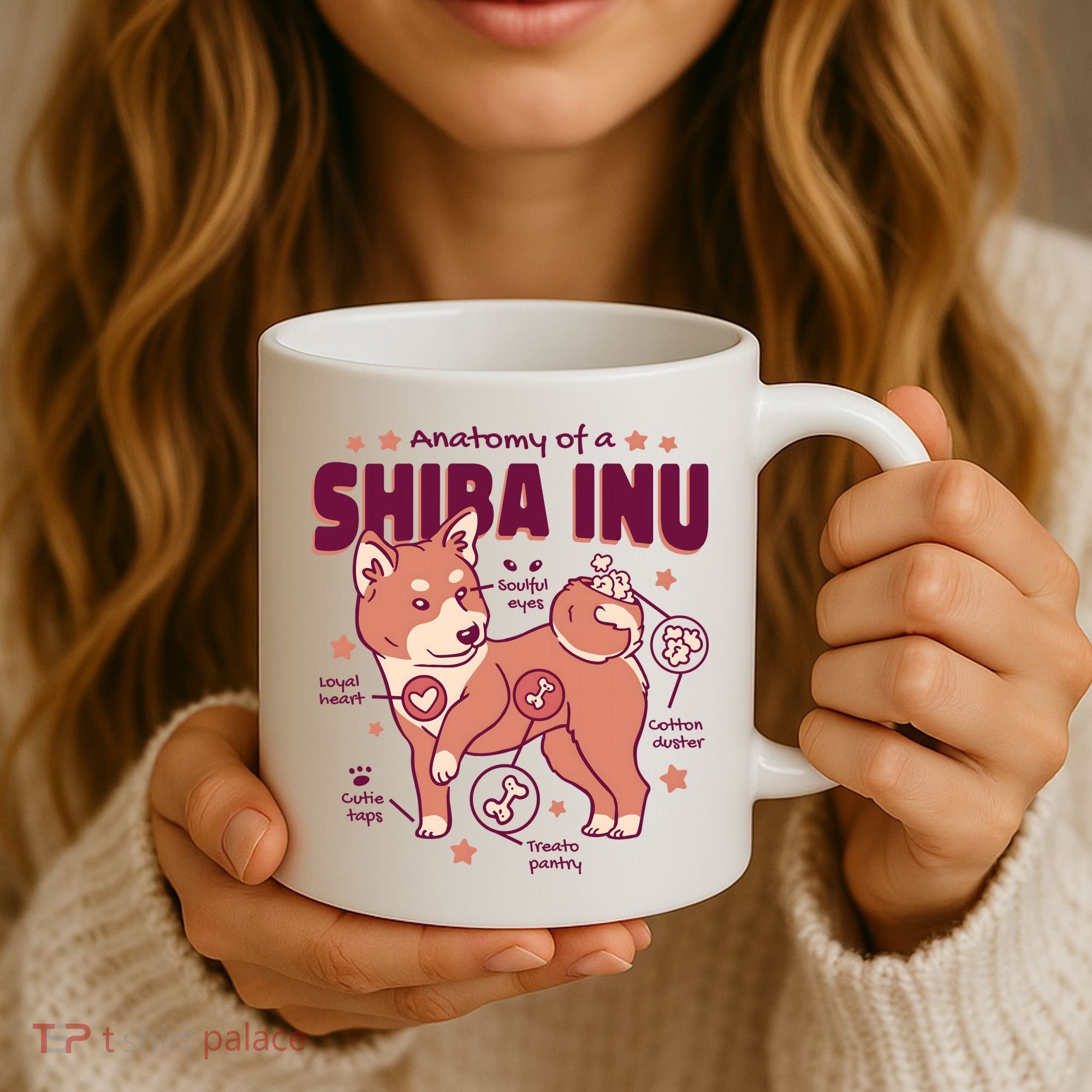 Red Panda Anatomy Coffee Mug