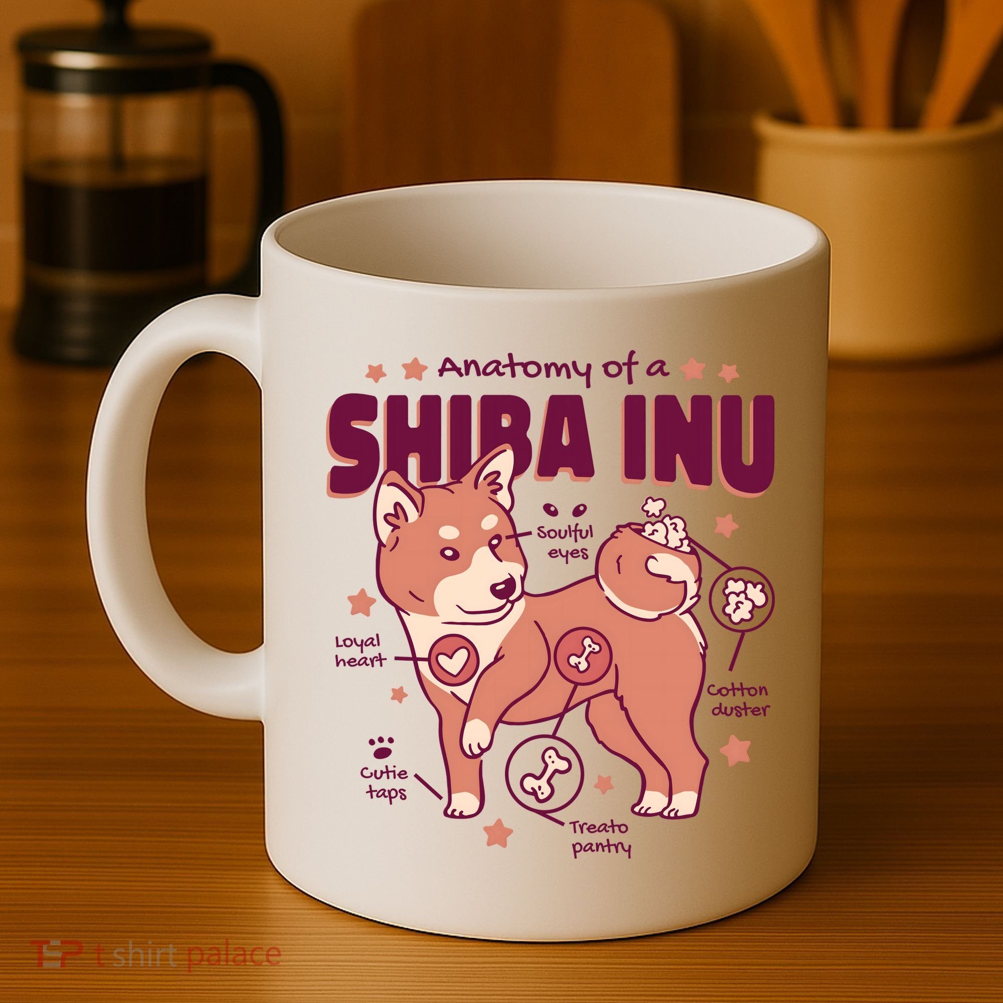 Red Panda Anatomy Coffee Mug