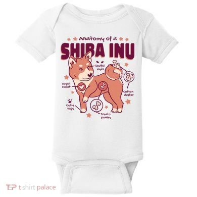 Red Panda Anatomy Baby Bodysuit