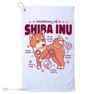 Red Panda Anatomy Golf Towel