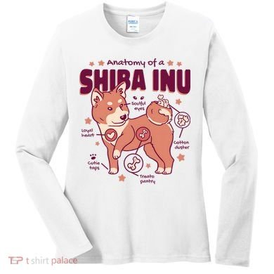 Red Panda Anatomy Women's Long Sleeve Shirt