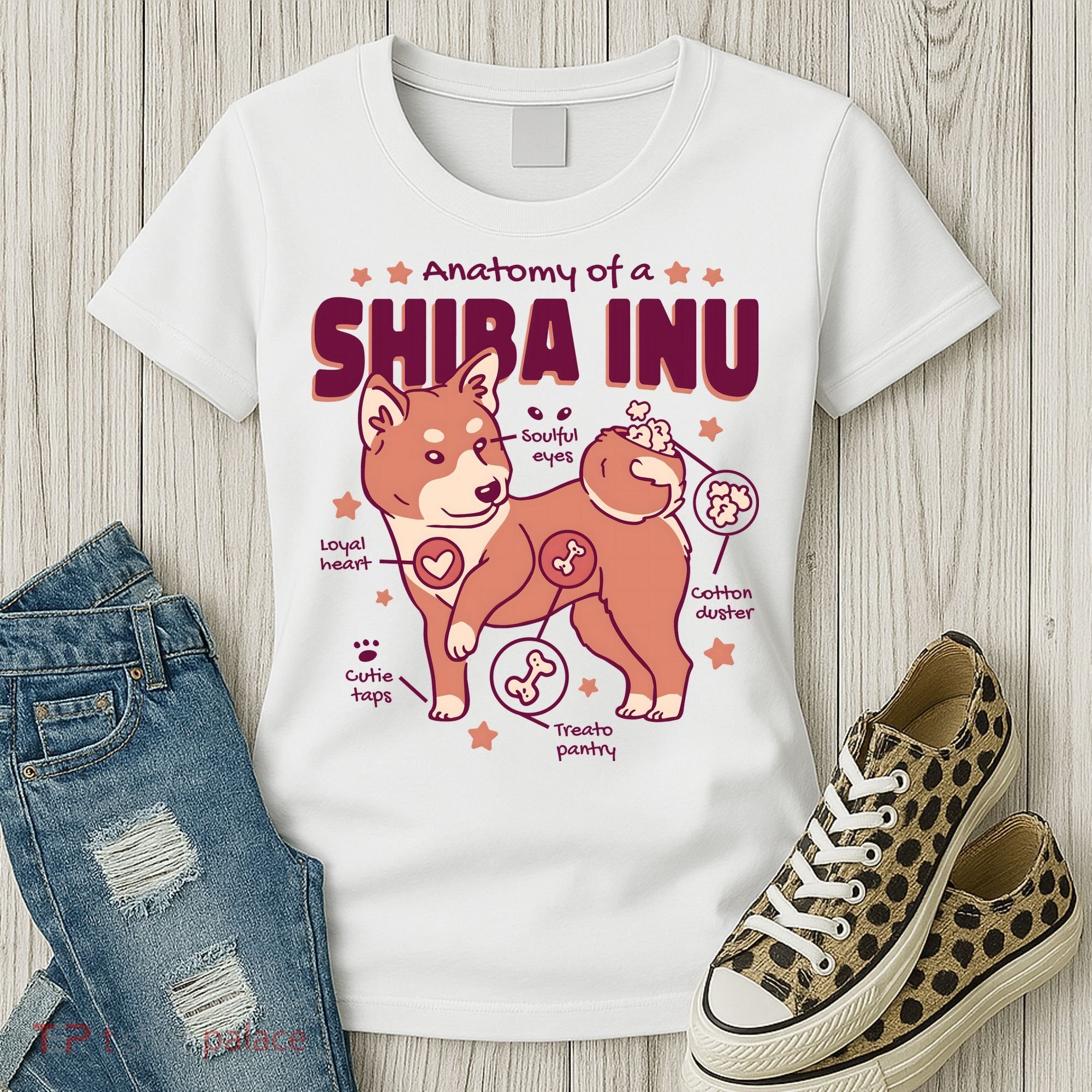 Red Panda Anatomy Women's T-Shirt