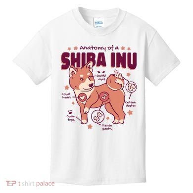 Red Panda Anatomy Kids T-Shirt