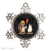 Resist Penguins And Bear Graphic We Stand With Penguins Ornament thumb 0
