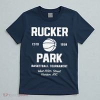 Rucker Park Basketball Tournament Harlem Nyc Streetball T-Shirt thumb 5