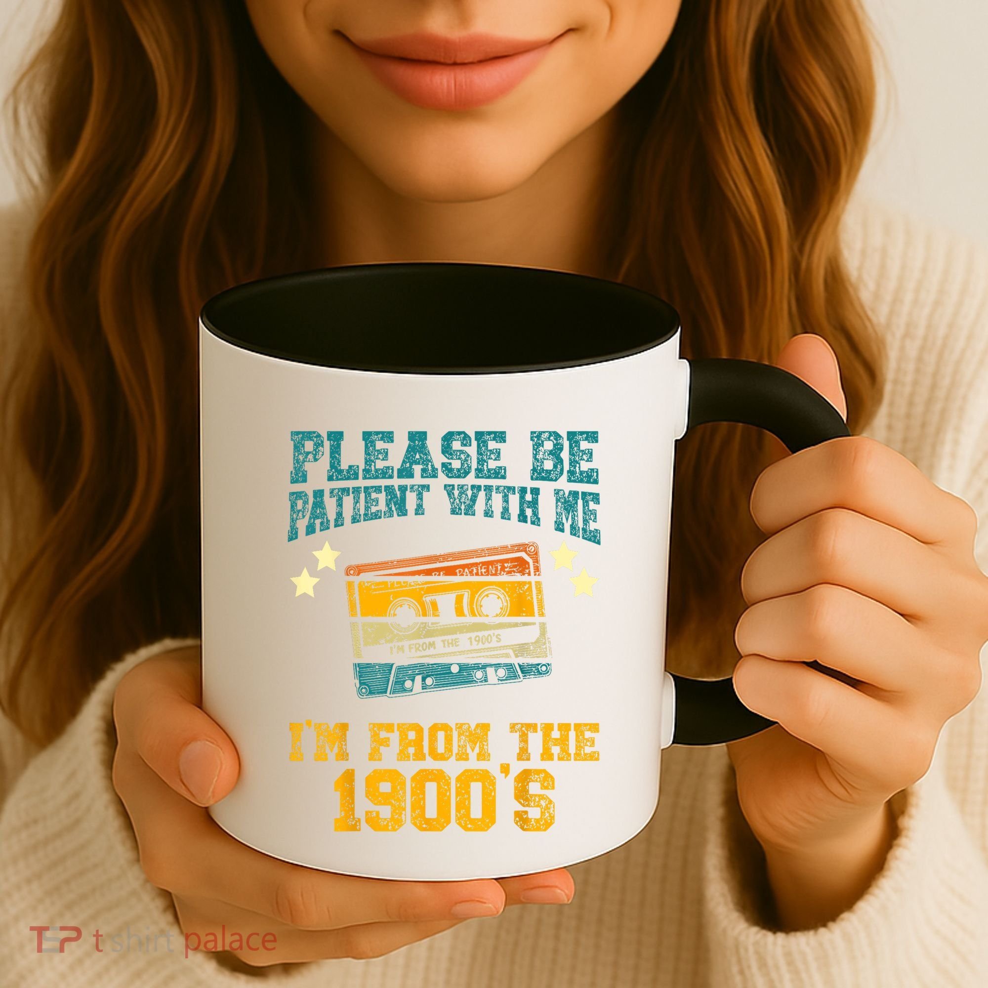 Retro Please Be Patient With Me Im From The 1900s Gift Coffee Mug