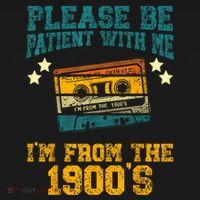 Retro Please Be Patient With Me Im From The 1900s Gift Baby Bodysuit thumb 2