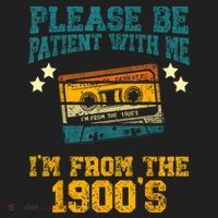 Retro Please Be Patient With Me Im From The 1900s Gift Golf Towel thumb 3