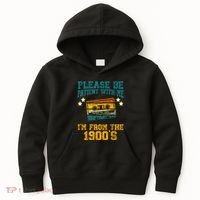 Retro Please Be Patient With Me Im From The 1900s Gift Kids Hoodie thumb 0