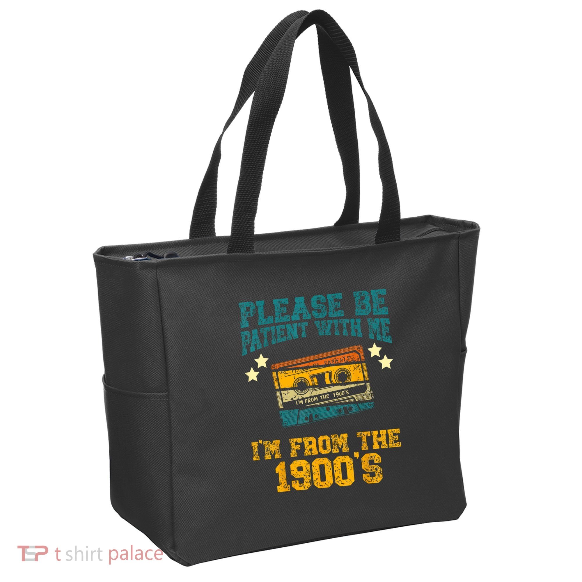 Retro Please Be Patient With Me Im From The 1900s Gift Tote Bag