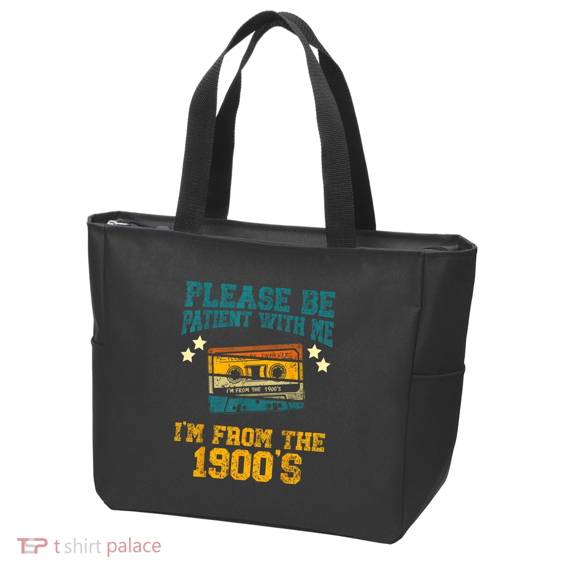 Retro Please Be Patient With Me Im From The 1900s Gift Tote Bag