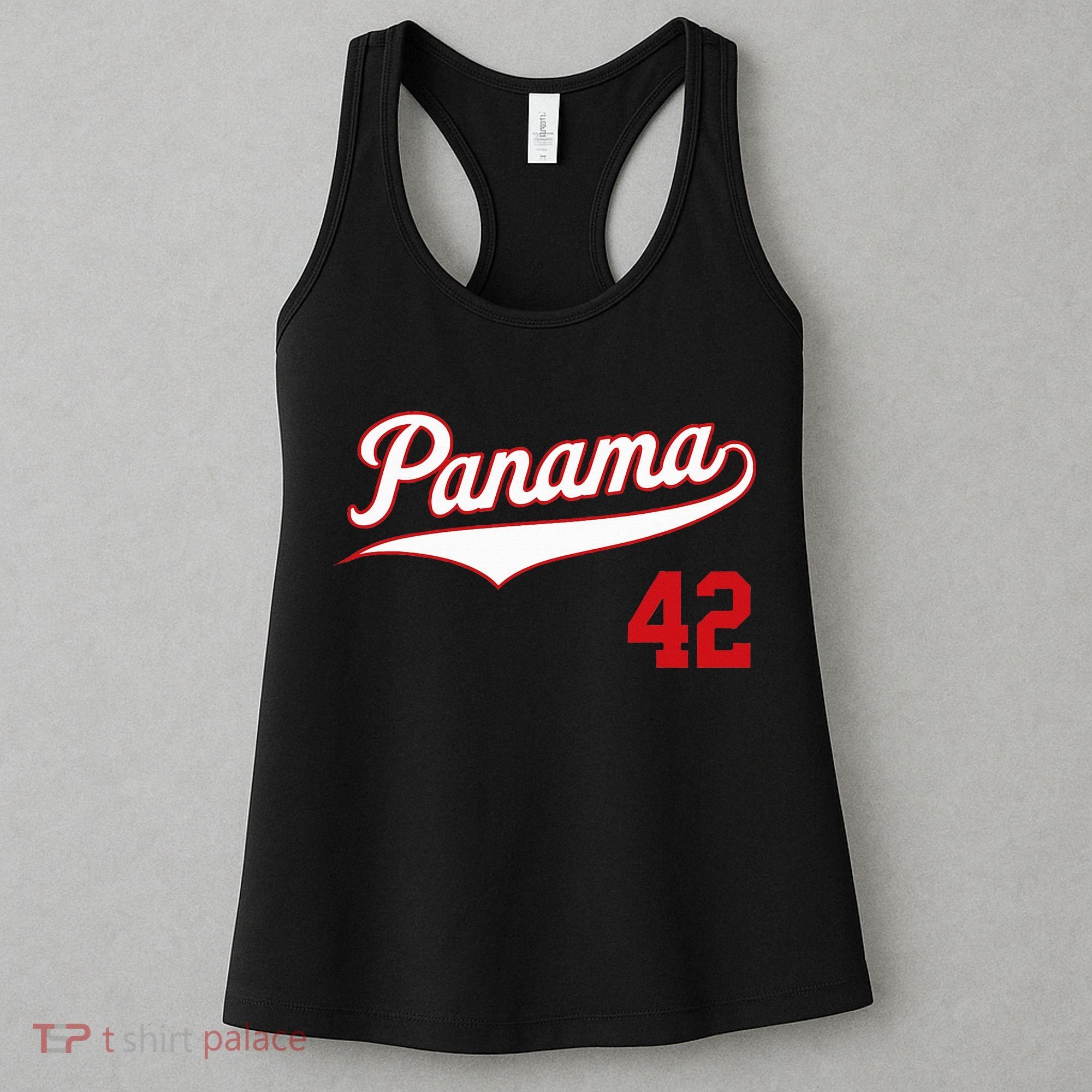 Retro Panama Baseball Soccer Futbol Beisbol 42 Women's Tank Top