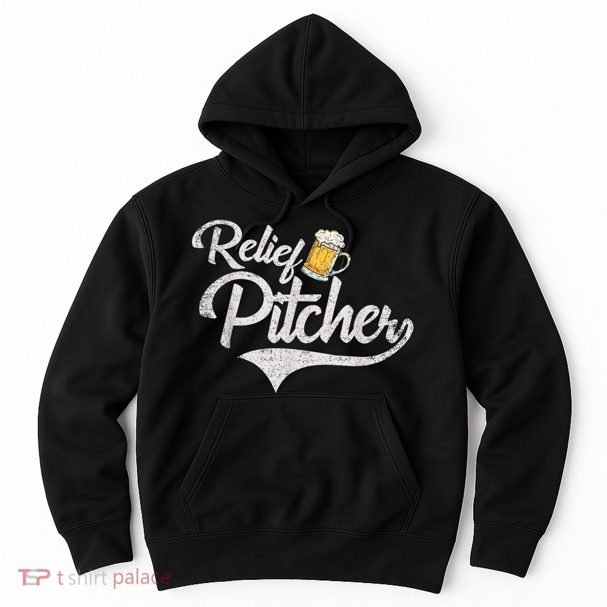 Relief Pitcher Beer And Baseball Funny Hoodie