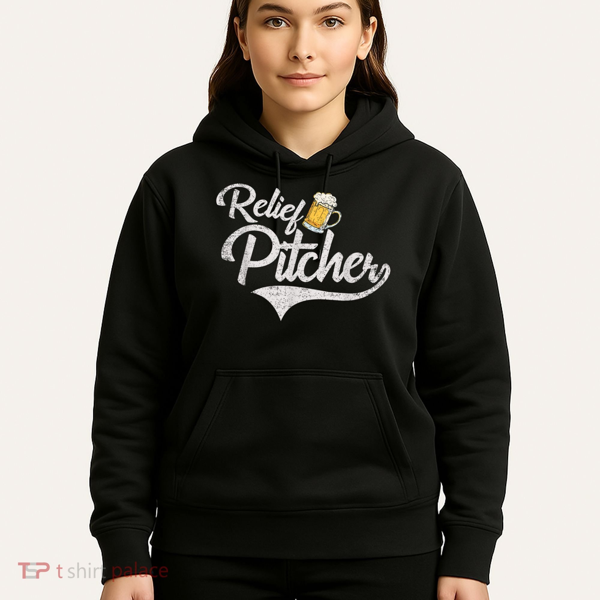 Relief Pitcher Beer And Baseball Funny Hoodie