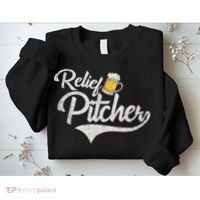 Relief Pitcher Beer And Baseball Funny Sweatshirt thumb 2