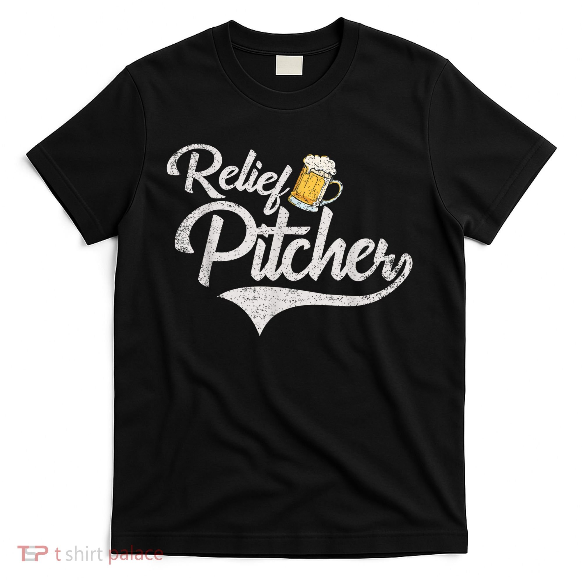 Relief Pitcher Beer And Baseball Funny T-Shirt