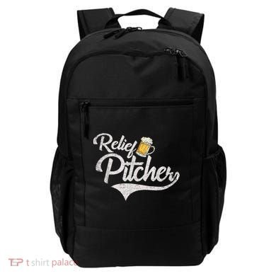 Relief Pitcher Beer And Baseball Funny Backpack
