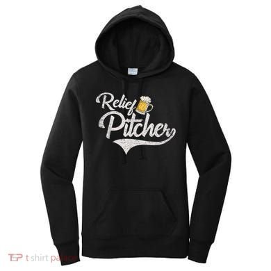 Relief Pitcher Beer And Baseball Funny Women's Hoodie