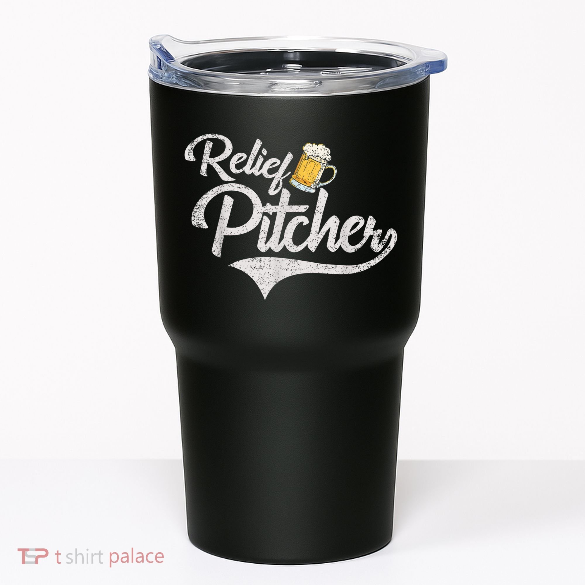 Relief Pitcher Beer And Baseball Funny Tumbler