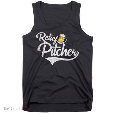 Relief Pitcher Beer And Baseball Funny Tank Top