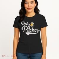 Relief Pitcher Beer And Baseball Funny Women's T-Shirt thumb 4