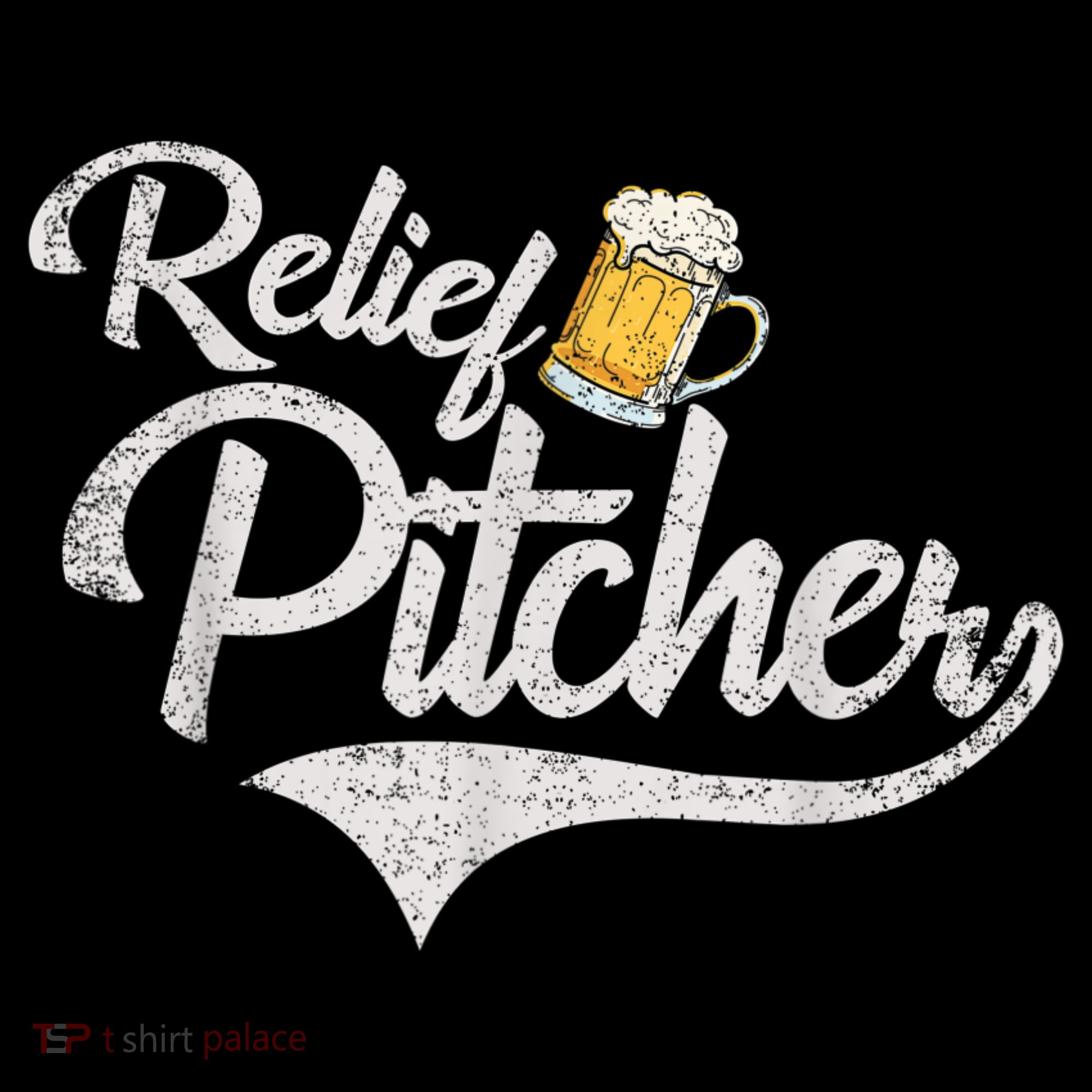 Relief Pitcher Beer And Baseball Funny Women's T-Shirt