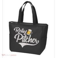 Relief Pitcher Beer And Baseball Funny Tote Bag thumb 3