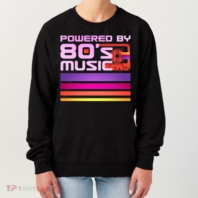 Retro Poweres By 80's Music Cassette Tape Women's Sweatshirt