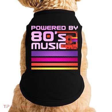Retro Poweres By 80's Music Cassette Tape Doggie Tank