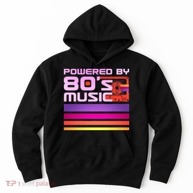 Retro Poweres By 80's Music Cassette Tape Hoodie
