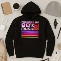 Retro Poweres By 80's Music Cassette Tape Hoodie thumb 3