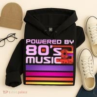 Retro Poweres By 80's Music Cassette Tape Hoodie thumb 4