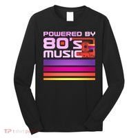 Retro Poweres By 80's Music Cassette Tape Long Sleeve Shirt thumb 0