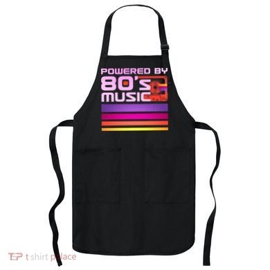 Retro Poweres By 80's Music Cassette Tape Apron